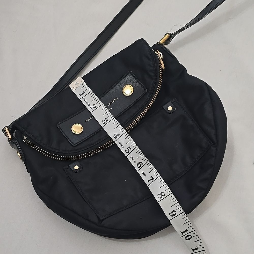 Marc by Marc Jacobs Black Crossbody with Gold Accents - Picture 6 of 12